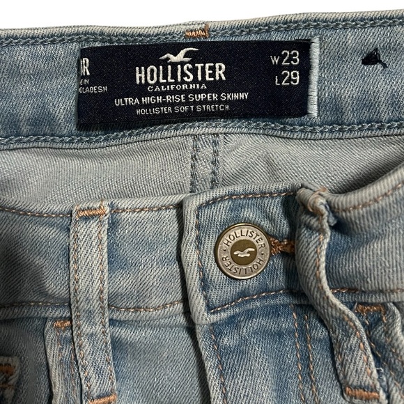 HOLLISTER Ultra High Rise Super Skinny Size 00R !! Great Condition - Picture 5 of 6